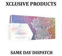 Pokémon TCG: Scarlet & Violet-Prismatic Evolutions Super-Premium Collection (1 Full-Art Foil Promo Card, a Fuzzy Eevee Deck Box & 15 Booster Packs)