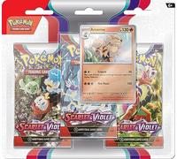 Pokémon TCG - Scarlet and Purple - Blister Pack of 3 Arcanin & Oyacata Boosters (1 Random Pack)