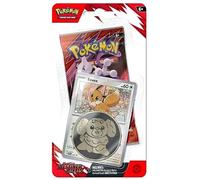 Pokemon TCG Scarlet and Violet Destined Rival Single Pack Booster with Coin and Promo Card (Eevee)