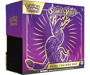 Pokémon TCG: Scarlet and Violet Elite Trainer Box - Miraidon (1 Full Art Promo Card, 9 Boosters and Premium Accessories)
