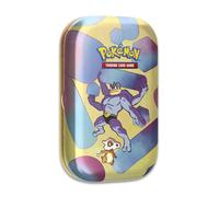 Pokémon TCG: Scarlet & Violet-151 Mini Tin - Machamp and Cubone (2 Booster Packs, 1 Coin & 1 Art Card)