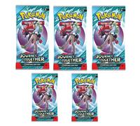 Pokemon TCG Scarlet & Violet 9 Journey Together 5-Pack Booster | Size: 5 Pack Pokemon Multicolor 5 Pack