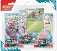 Pokémon TCG: Scarlet & Violet-Journey Together 3-Pack Blister - Yanmega (3 Booster Packs & 1 Foil Promo Card)