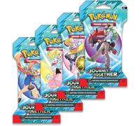 Pokemon TCG - Scarlet & Violet: Journey Together - 8 Booster Pack Lot - 80 Cards