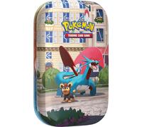 Pokémon TCG: Lumiose City Mini Tin: Salamence & Litleo (2 booster packs, 1 art card and 1 sticker sheet)