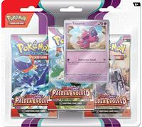 Pokémon TCG: Scarlet & Violet-Paldea Evolved Triple Pack (Tinkatink) - 3 Boosters & Foil Promo Card(Assorted)