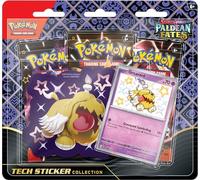 Pokémon TCG: Scarlet & Violet-Paldean Fates Tech Sticker Collection - Greavard (1 Foil Promo Card & 3 Booster Packs)