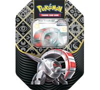 Pokémon TCG: Scarlet & Violet-Paldean Fates Tin - Iron Treads ex (1 Foil Promo Card & 4 Booster Packs)