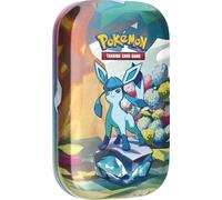 Pokémon TCG: Scarlet & Violet-Prismatic Evolutions Mini Tin - Glaceon (2 Booster Packs & 1 Coin)