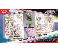 Pokémon TCG: Scarlet & Violet-Prismatic Evolutions Premium Figure Collection (2 Etched Foil Promo Cards, 11 TCG: Scarlet & Violet-Prismatic Evolutions Booster Packs & More)