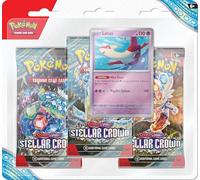 Pokémon TCG: Scarlet & Violet-Stellar Crown Three-Booster Blister Latias