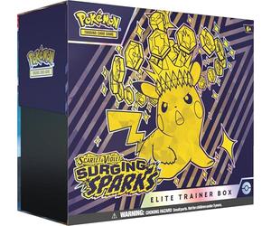 Pokémon TCG: Scarlet & Violet-Surging Sparks Elite Trainer Box (1 Full-Art Promo Card, 9 Boosters & Premium Accessories)