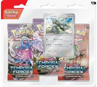 Pokémon TCG: Scarlet & Violet-Temporal Forces Triple Pack - Cyclizar (3 Booster Packs & 1 Foil Promo Card)
