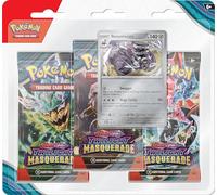 TCG: Scarlet & Violet-Twilight Masquerade 3-Pack Blister: Revavroom (3 Booster Packs & 1 Foil Promo Card)