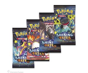 Pokemon TCG: Shining Fates :: 4 Booster Packs - All Types - Brand New And Sealed