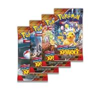Pokémon TCG: Surging Sparks Booster Packs x4 - Scarlet and Violet Series | Chance for EX, Ultra Rare & Legendary Pokémon | Pokemon Booster Packs for Collectors & Gifts | Surging Sparks Expansion