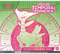 Pokémon TCG: Scarlet & Violet-Temporal Forces Elite Trainer Box - Iron Leaves (1 Full-Art Iron Thorns Promo Card, 9 Boosters & Premium Accessories)