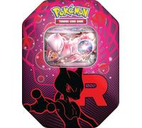 Pokémon TCG: Team Rocket Tin - Mewtwo ex (1 Foil Promo Card & 4 Booster Packs)