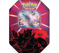 Pokémon TCG: Team Rocket Tin - Nidoking ex (1 Foil Promo Card & 4 Booster Packs)