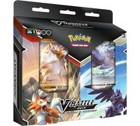 Pokémon TCG: V Battle Deck Bundle - Lycanroc vs. Corviknight (2 x 60 Card Ready to Play Decks & extra cards)