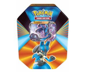 Pokémon TCG - V Forces Tin - Lucario V, Galarian Slowbro V or Mew V (one at random)