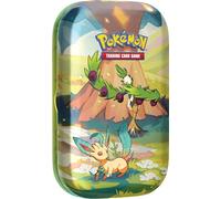 Pokémon TCG: Vibrant Paldea Mini Tin - Arboliva & Leafeon (2 Booster Packs, 1 Sticker Sheet)