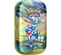 Pokémon TCG: Vibrant Paldea Mini Tin - Palafin & Pachirisu (2 Booster Packs, 1 Sticker Sheet)