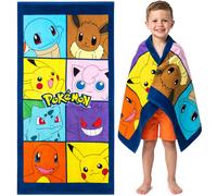 Pokemon Towel Kids Teens Super Soft Absorbent Anime Bath Shower Swimming Beach Towel 100% Cotton Pikachu Gengar Eeevee Holiday Ess