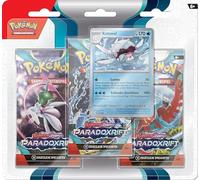 Pokémon - Trading Card Game: 3 Pack (Kolowhal) Crimson & Purple - Paradoxrift (3 Booster Packs & 1 Holographic Promo Card)