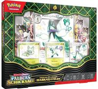 Pokémon - Trading Card Game: Crimson & Purple - Paldea's Fates: Maskagato-ex Premium Collection (3 Embossed Holographic Promo Cards, 1 Oversized Promo Card & 8 Booster Packs)