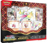 Pokémon - Trading Card Game: Crimson & Purple - Paldea's Fates: Premium Collection Skelokrok-ex (3 Embossed Holographic Promo Cards, 1 Oversized Promo Card & 8 Booster Packs)