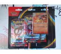 Pokemon Trading Card Game: MEGA EVOLUTION- CHAOS RISING Triple Pk -CHARMELEON