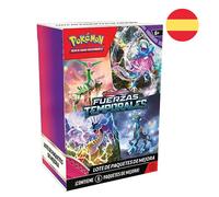 Pokemon Trading Card Game Scarlet And Violet Temporal Forces Boosteer Bundle Spanish