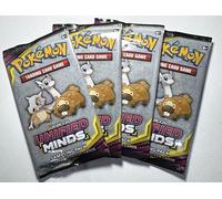 Pokemon Trading Card Game Sun & Moon Unified Minds Sampling Pack, 3 Cards, Ages 6+ (4)