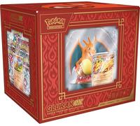 Pokémon - Trading Card Game: Super Premium Collection Glurak-ex (3 Holographic Promo Cards, 1 Card Display Figure & 10 Booster Packs)