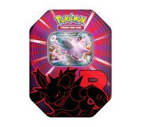 Pokémon TCG: Team Rocket Tin - Nidoking ex (1 Foil Promo Card & 4 Booster Packs)