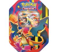 Pokémon - Trading Card Game: Tin-Box Mega Glurak - Mega Glurak Y-ex (4 Booster Packs and 1 Holographic Promo Card)