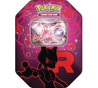 Pokémon - Trading Card Game: Tin-Box Team Rocket - Mewtu-ex (1 Holographic Promo Card & 4 Booster Packs)