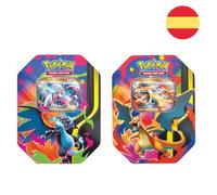 Pokemon Trading Card Game Tin Spring Mega Charizard Ex Spanish
