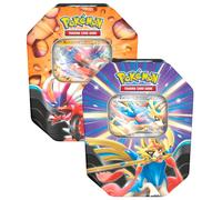 Pokemon Trading Card Game Zacian/koraidon Ex Big Tin Random Latin Spanish