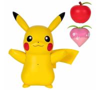 Pokémon Train and Play Deluxe Pikachu - 4.5-Inch Pikachu Figure with Lights, Sounds, and Moving Limbs plus Interactive Accessories