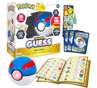 Pokemon Trainer Guess Game Johto Edition - Bundle with Guessing Game, Talk to Your Poke Ball Plus Bookmark, Trading Cards | Pokemon Guessing Game