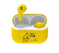 Pokemon TWS Bluetooth 5.3 Wireless Headset with Pikachu Design Case, Yellow
