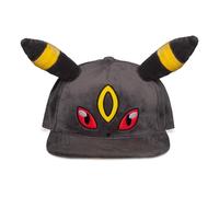 Pokemon Nachtara Plush Baseball Cap Black One Size, Schwarz, One Size