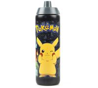 Pokemon Unisex Kids Black Pikachu Screw Water Bottle (One Size)