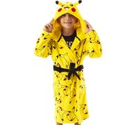 Pokemon Unisex Kids Yellow Pikachu 3D Novelty Hood Bathrobe - 11-12 Years