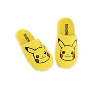 Pokemon Unisex Yellow Pikachu Mule Slippers - 9-10 UK