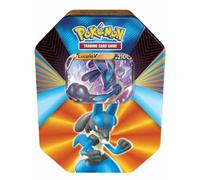 Pokémon | V Forces Tin - Lucario V, Galarian Slowbro V or Mew V (One at Random) | Card Game | Ages 6+ | 2 Players | 10+ Minutes Playing Time