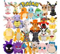 Pokemon Vulpix Yamper Litten Emolga Stuffed Doll Sylveon Gengar Charizard Plushies Dark Lightning Graffiti Pikachu Plush Toy Espeon 26cm