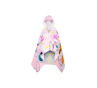Pokemon Women's Towelling Poncho in Pink Pokemon Pink